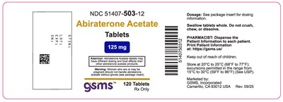 51407-503-12ol (Abiraterone 125mg)
